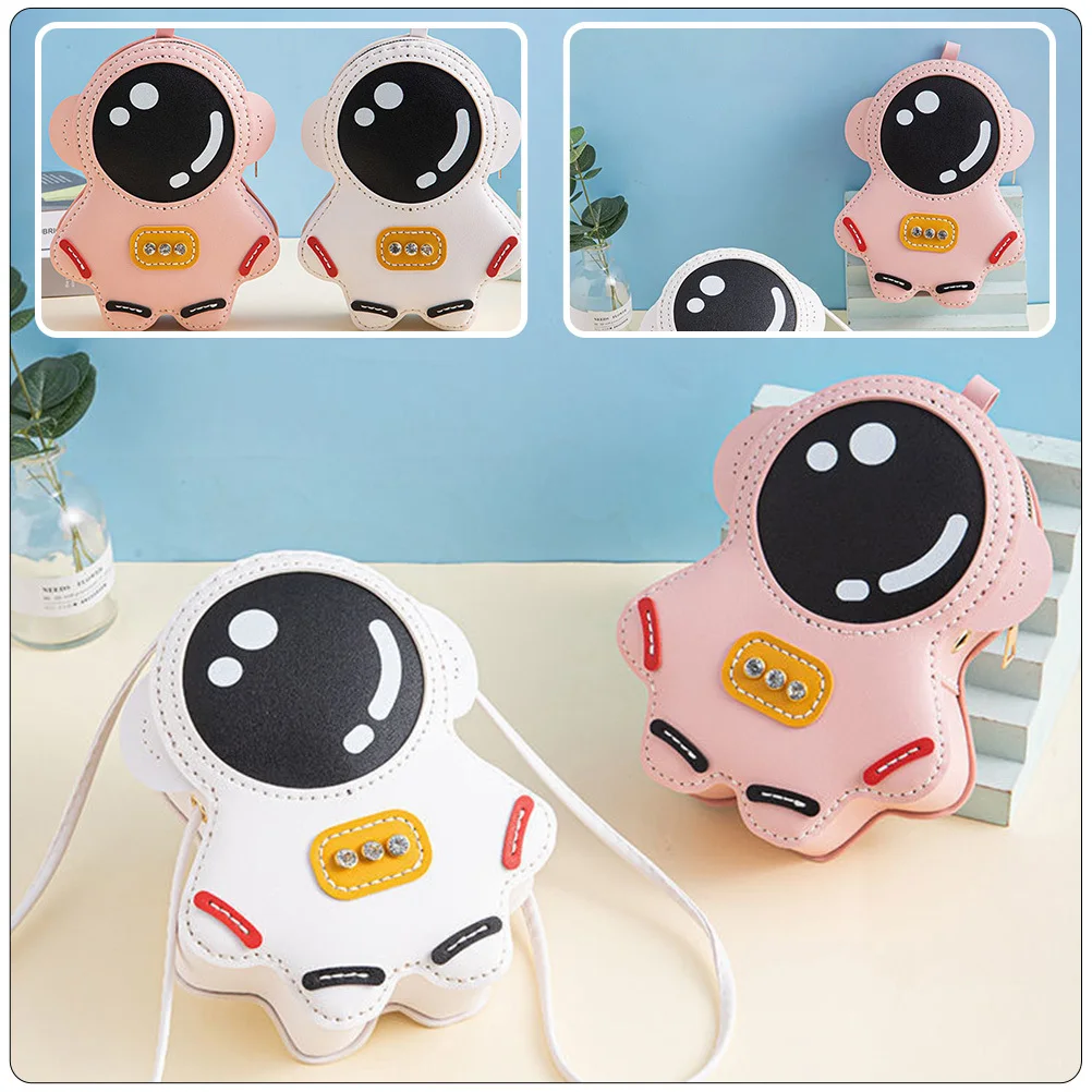 

1Set DIY PU Bag Knitting Kit Spaceman Coin Purse Making Supplies Handmade Craft for Gift Giving DIY Bag Knitting Kit