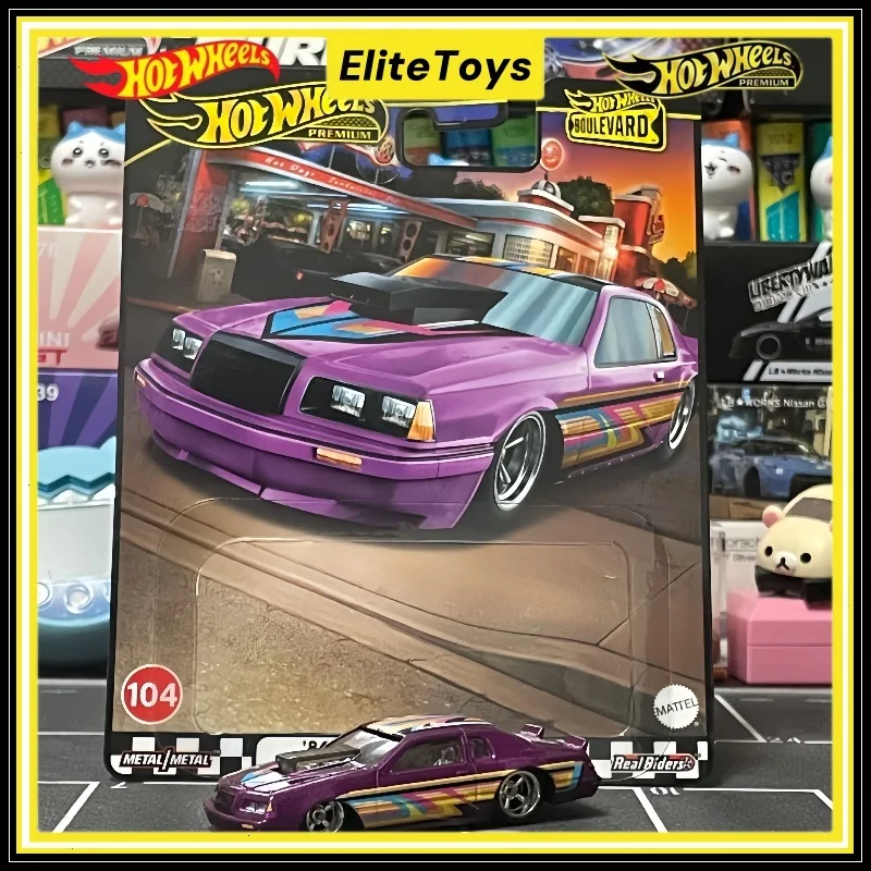 

Оригинальный автомобиль Hot Wheels премиум-класса Boulevard 86, FORD THUNDERBIR PRO STOCK 1:64, литая под давлением модель автомобиля, коллекционные игрушки из сплава, подарок