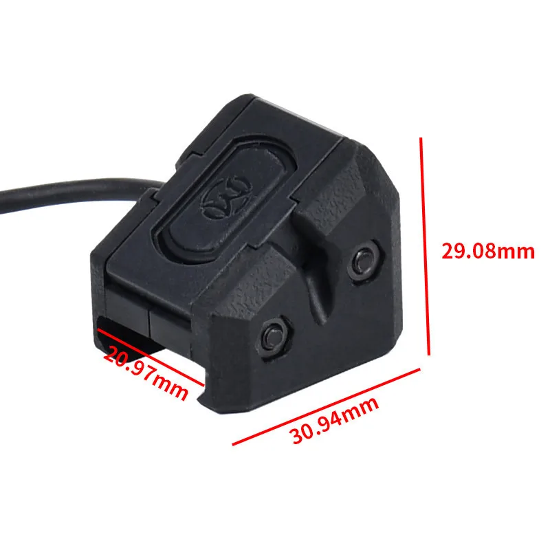 Tactical ModButton Remote Pressure Switch For SF M300 M600 Flashlight Weapon Light DBAL A2 PEQ15 MLok Keymod Airsoft Accessories