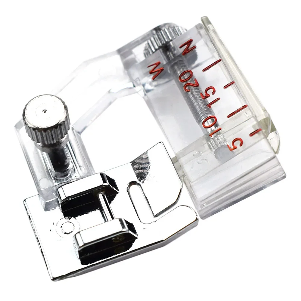 เทปอคติแบบปรับได้ติดที่เท้ากดสำหรับพี่ชายและ aksesoris mesin jahit ก้านต่ำส่วนใหญ่