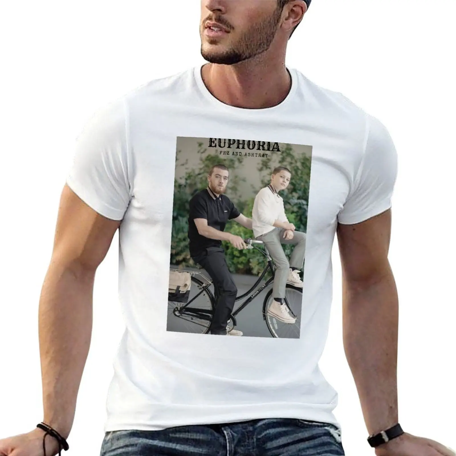 Fez And Ashtray, T-shirt Euphoria 2, T-shirt durable pour le travail