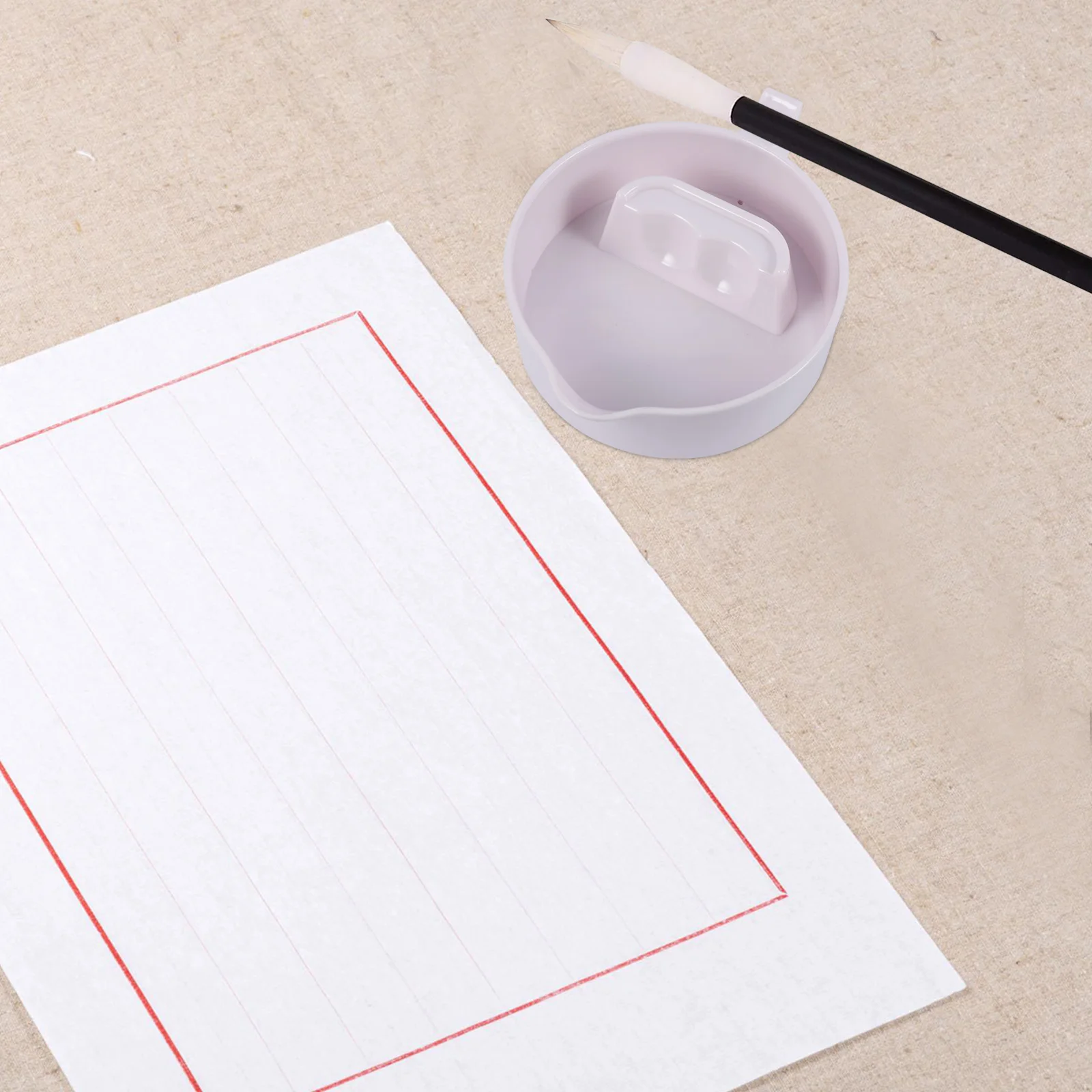 طبق حبر احترافي متعدد الوظائف، نافورة حبر متينة وخفيفة الوزن وصغيرة الحجم وجميلة