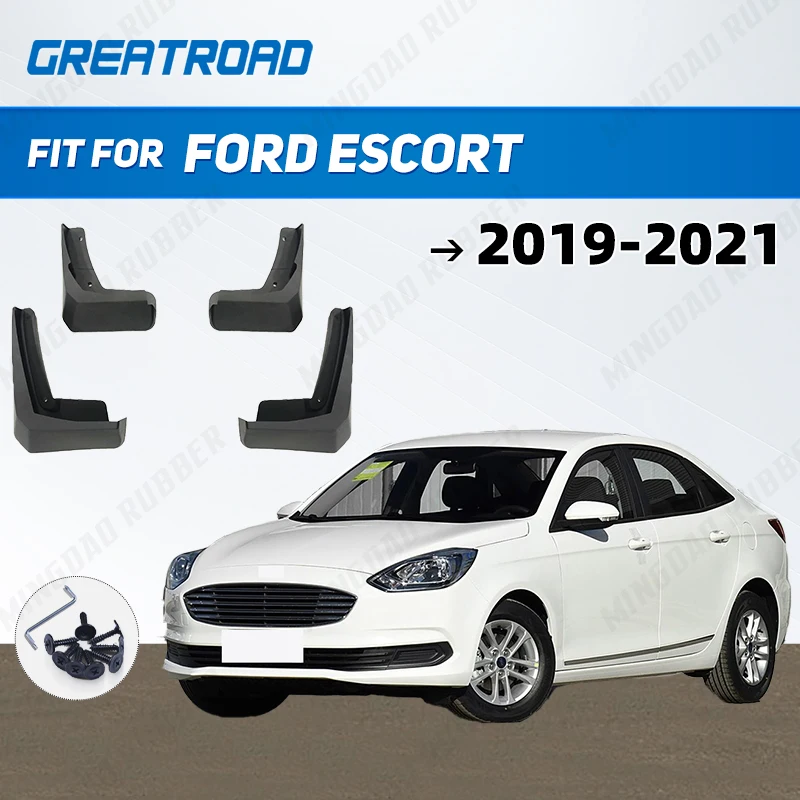 

For Ford Escort 2019 2020 2021 Mudflaps Splash Guards Mudguards Mud Flaps Fender car Accessories