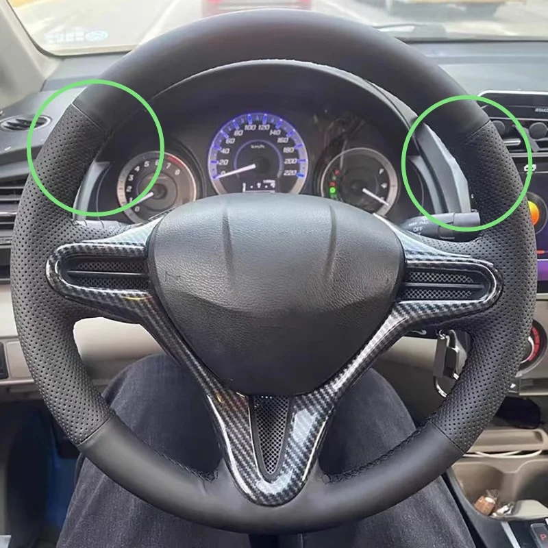 

Hand sewning Artificial Leather Car Steering Wheel Cover For Honda Civic 8th MK8 2005 2006 2007 2008 2009 2010 2011 Accessories