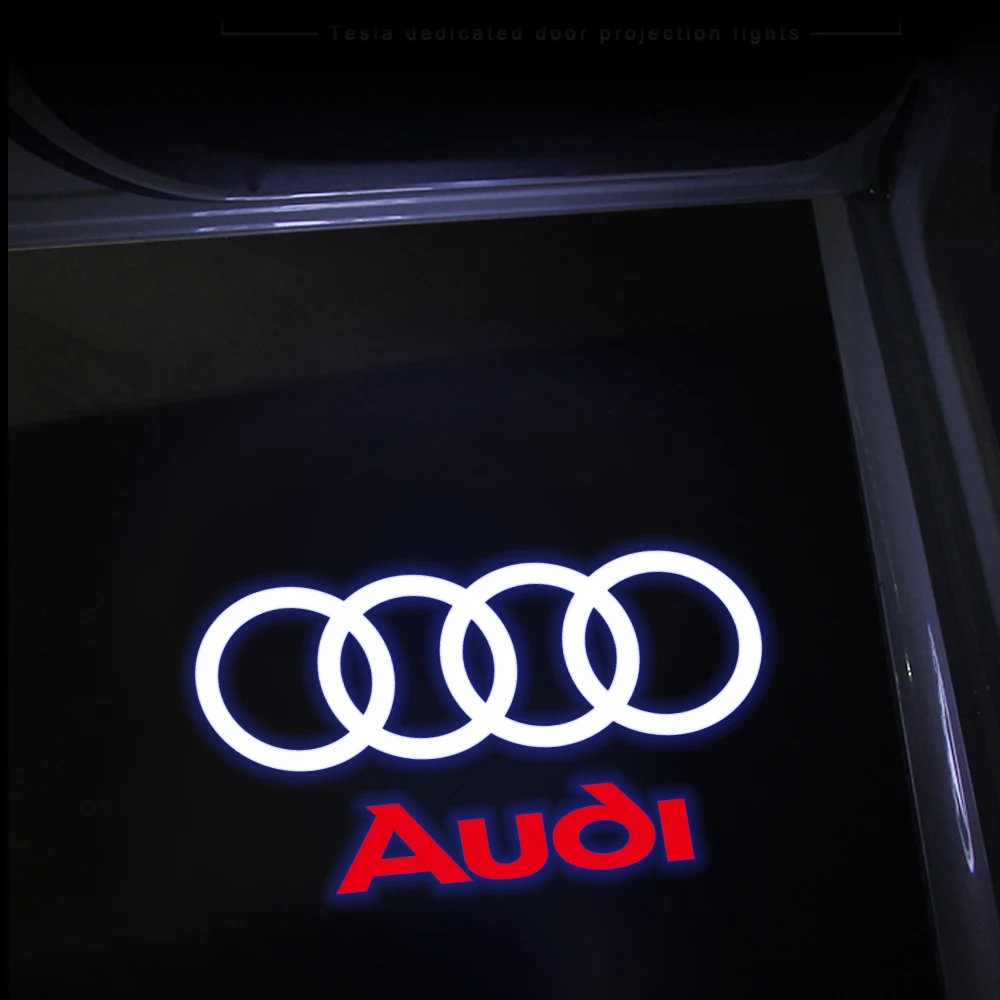 Für Audi A3 8V 8P A5 A6L A7 Q3 Q5 Q7 A4 B5 B6 B7 B8 A1 RS TT S3 S6 Sline Quattro Auto-Tür HD Willkommens-Licht Laser-Projektor-Lampe – Detail 11