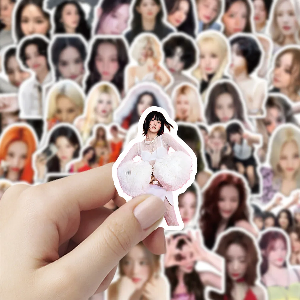 مجموعة ملصقات K-beauty (G)I-DLE مكونة من 100 ورقة - جرافيتي مجموعة البنات للمجلات وحقائب مستحضرات التجميل وديكور الحفلات #3