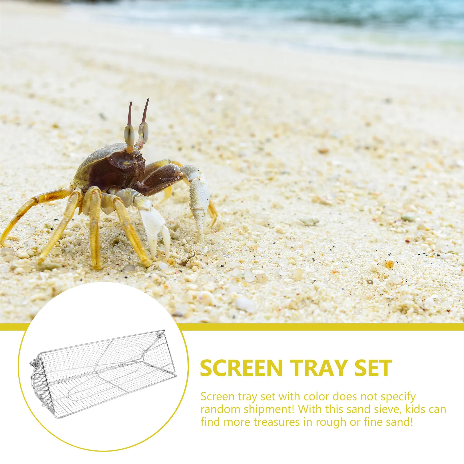 Garden Soil Tool Shovel Steel Gardening Halloween Christmas New Year Beach Sand Sifter Beach Sand Scoop Foldable Fishing Net
