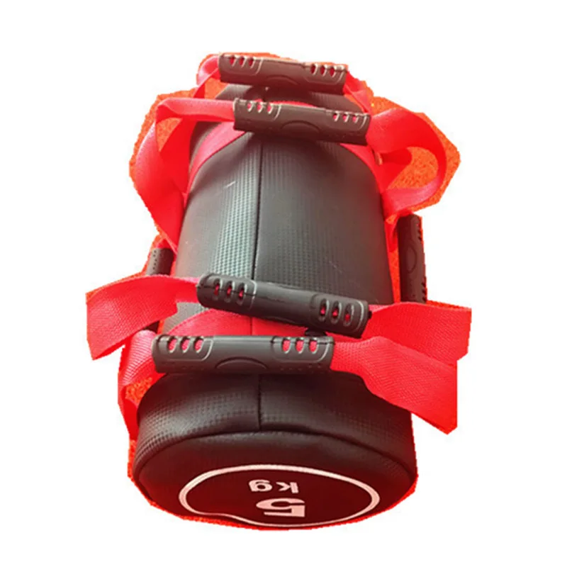 T34C Weight Sandbag Boxing Fitness Workout Multi-Functional Training Sand Bag High Intensity Exercises Power Bag 5Kg