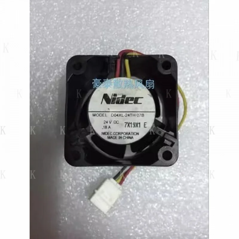 

C for NIdec D04XL-24TH 07B 4028 DC24V 0.18A 4CM 3-Pin Inverter Cooling Fan