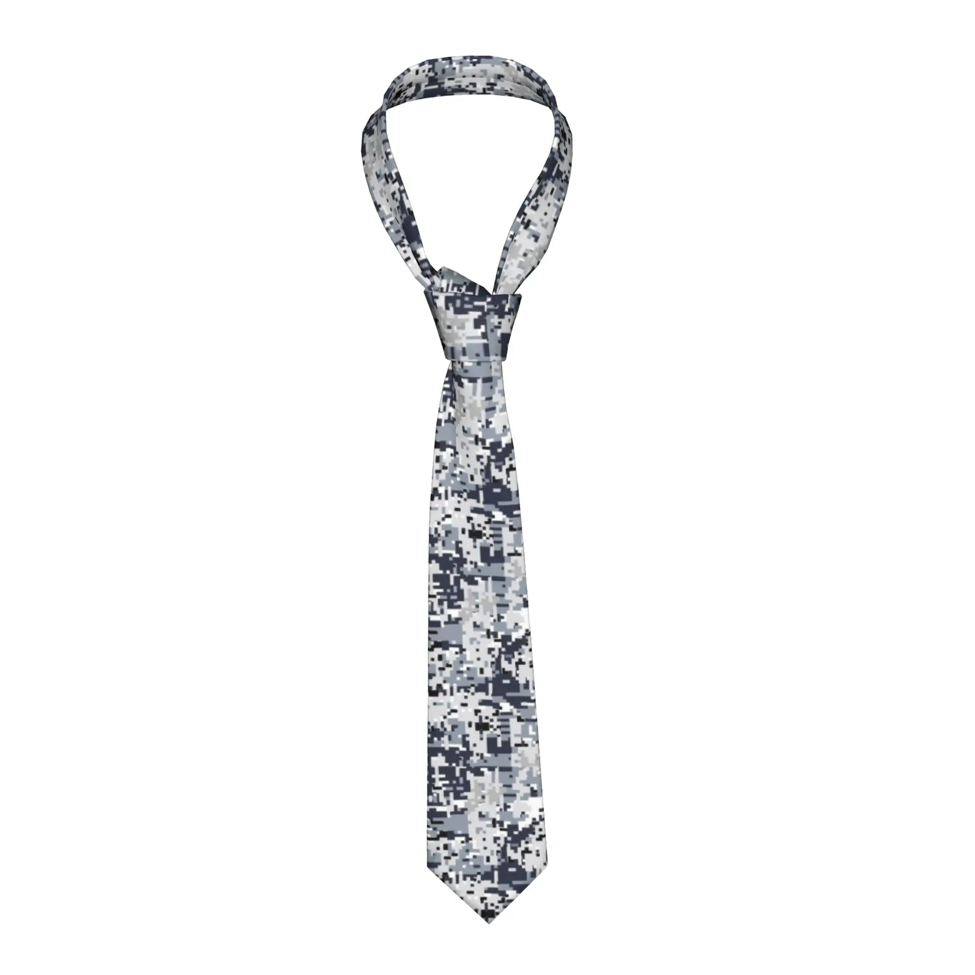 Urban Style Camouflage Neckties 8 cm Multicam Military Neck Tie for Mens Daily Wear Cravat Wedding Accessories Cosplay Props