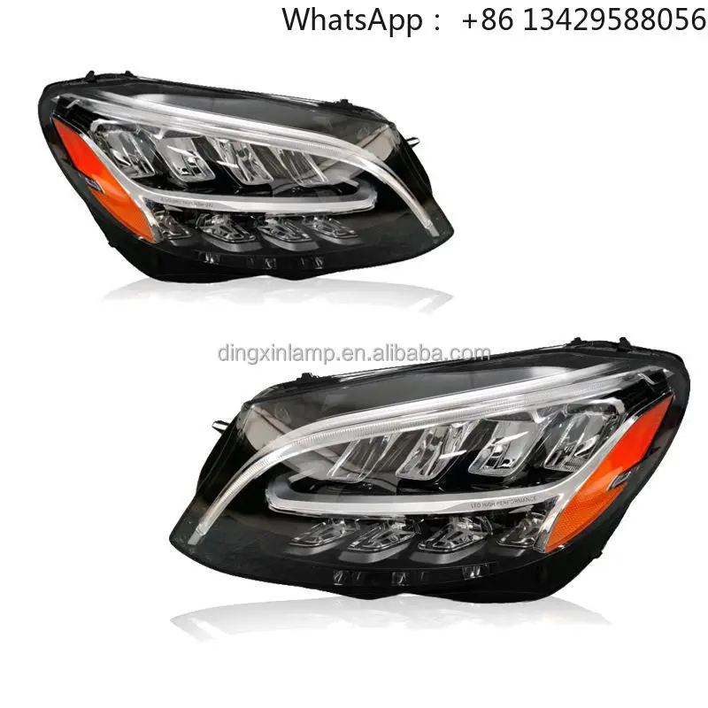 

2018-2021 C200 LED Headlights C260 C300 W205 Headlight Assembly for MercedesBenz C300 LED Headlamp Car Headlamps