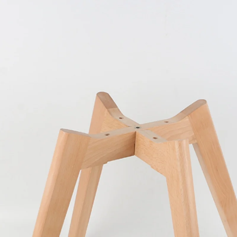 New Arrival Solid Wood Stool Legs Wooden Stool Legs Chair Legs Chairs Accessories Office Furniture Stylish Simple Wooden Legs image 5