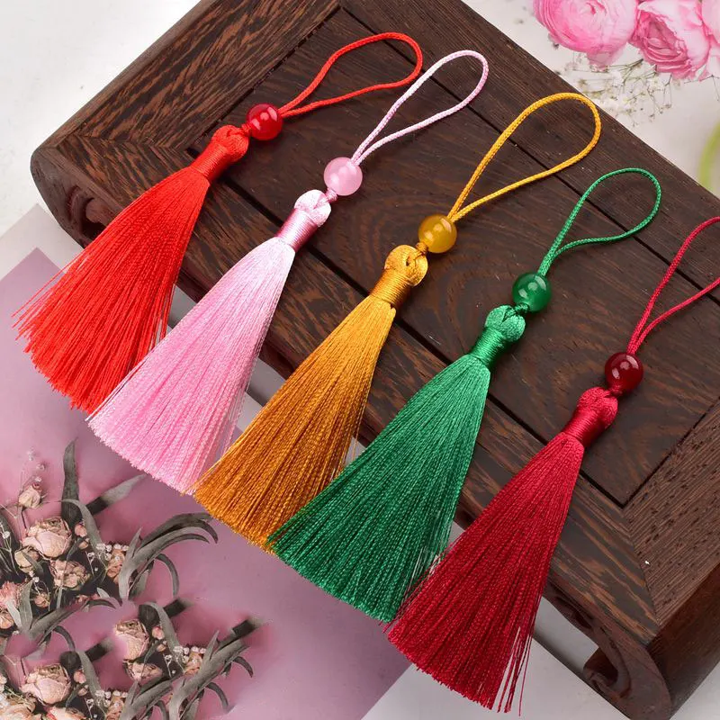 

10/20Pcs 7CM Craft Tassels Handmade Soft Mini Beaded Tassels for DIY Jewelry Making Bookmarks Pendant Jewelry Accessories