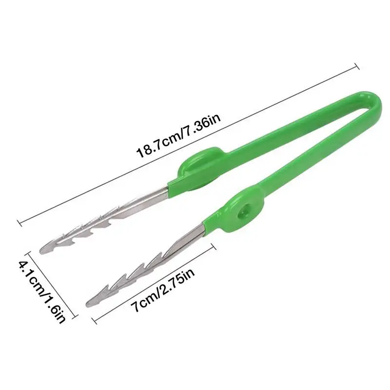 Gardening Tweezer Multifunction Curved Serrated Precision Tweezers Bonsai Succulents Plants Pruning Weeding Tweezer Garden Tools