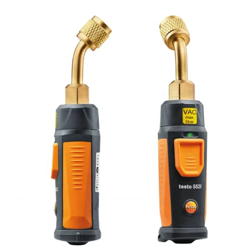 Testo 552i App-Controlled Wireless Vacuum Probe Clamp Temperature  Kit  915i Manifold