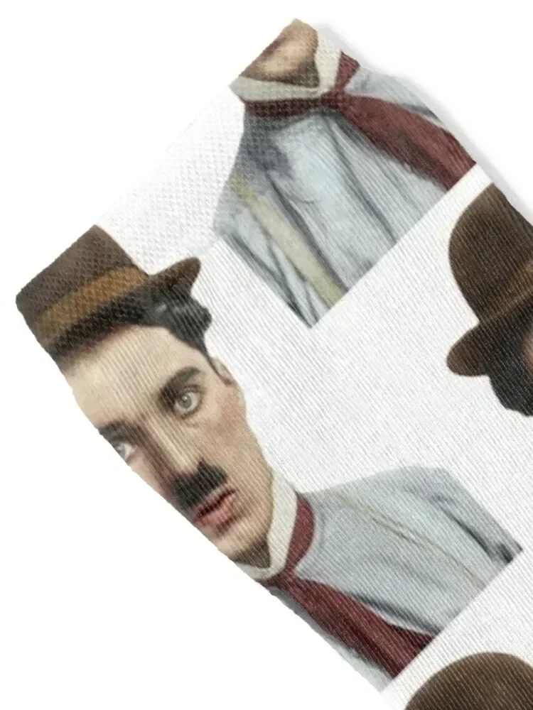 The Great Charles Chaplin Socks anti slip football Novelties Children's heated Socks Men's Women's