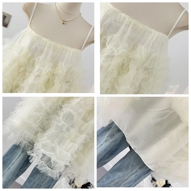 Vestido feminino sem mangas em camadas doce fada malha elegante rosa roxo azul preto babado festa vestido de baile curto mini vestido deslizante