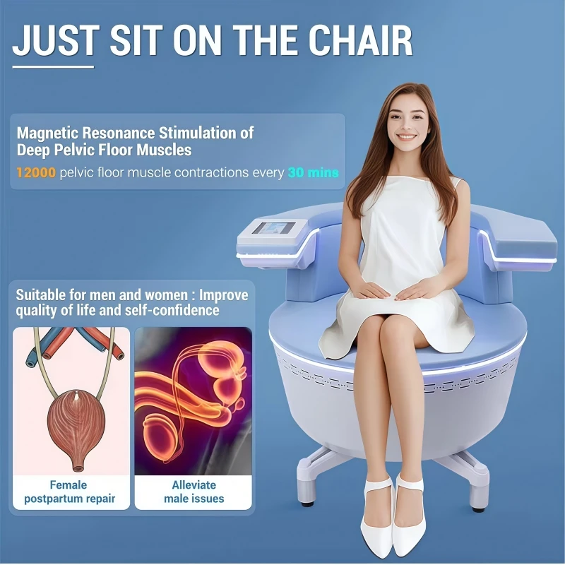 

EMS Electromagnetic Non-Invasive Pelvic Floor Chair Strengthening Pelvic Muscles Chair Promote Postpartum Repair Ems Machine
