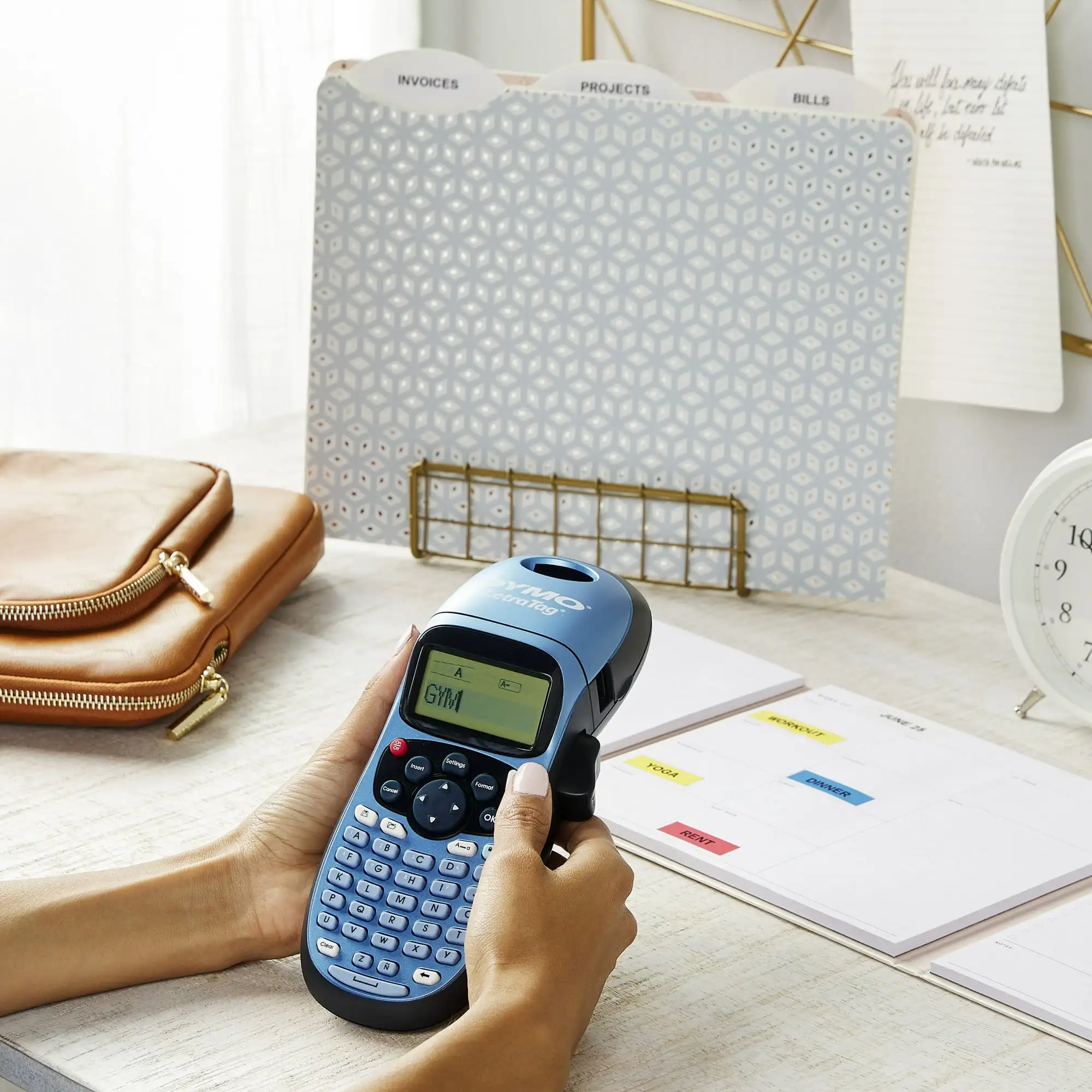 

DYMO Labeling Tape for LetraTag Label Makers, Black Print on White, 1/2" x 13-Foot Roll, 2 Count