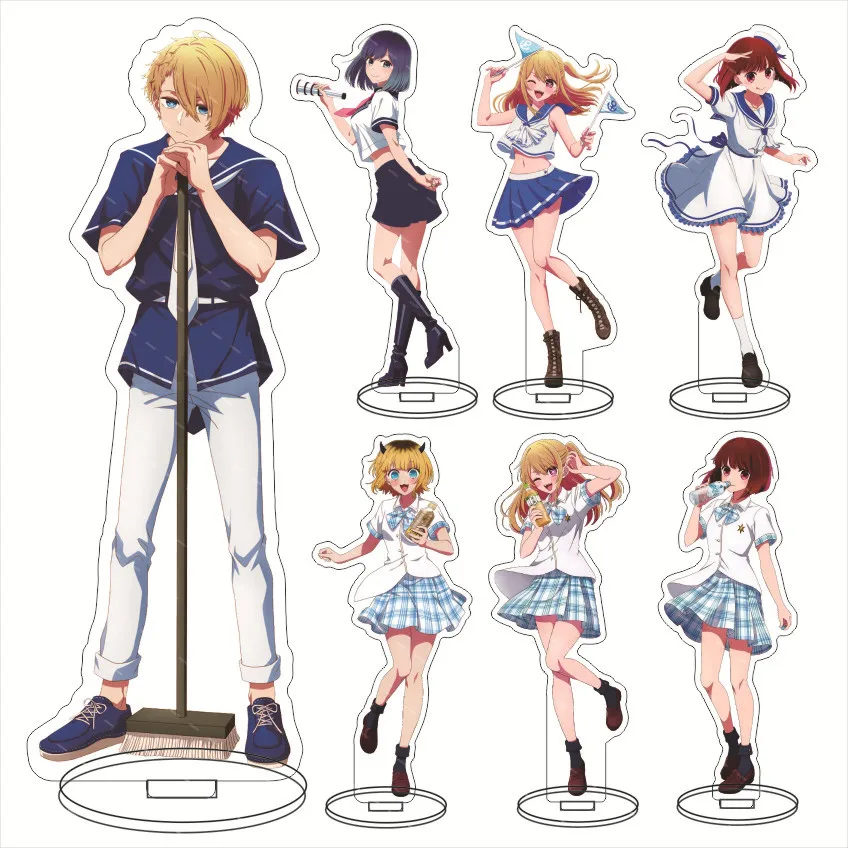 

Oshi no Ko Anime Acrylic Stand Model Plate Decoration Desk Figure Display Friends Gift Cartoon New Sale Jewelry Gifts Collection