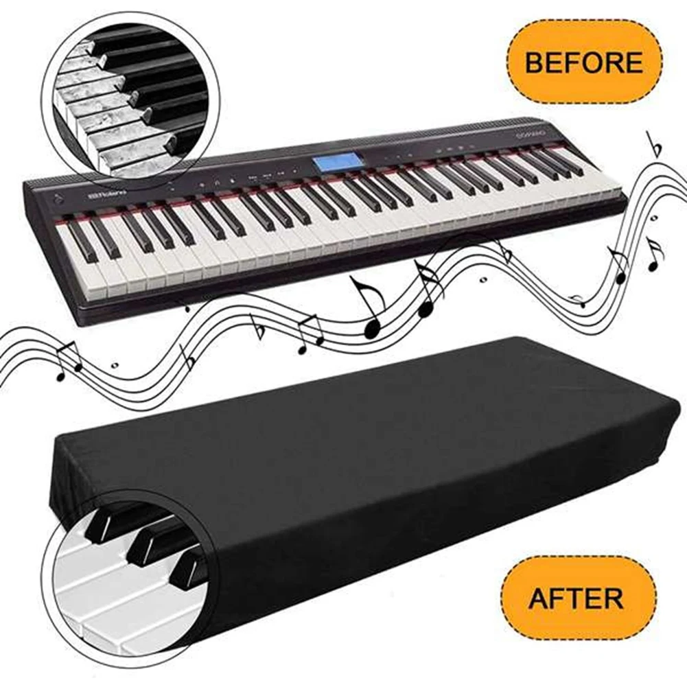 

Универсальный регулируемый эластичный чехол для цифрового электронного пианино/фортепиано на 61/73/76 клавиш, защита от пыли
