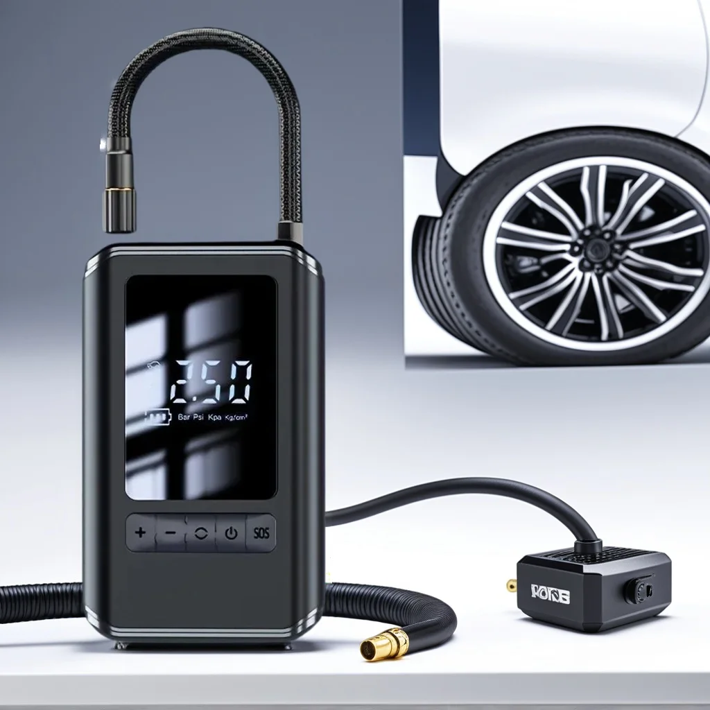 

Электрический воздушный насос — портативный беспроводной перезаряжаемый цифровой дисплей емкостью 4000 мАч со светодиодной подсветкой