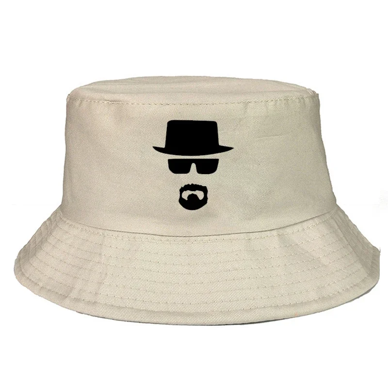 Heisenberg Fisherman Hats Harajuku Panama Cap Casual Lovely Streetwear Outdoor Daily Vintage Fashion Versatile Funny Bucket Hat