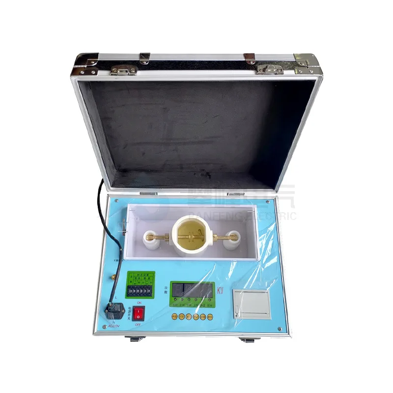 

Insulating Oil Dielectric Strength Tester Insulating Oil Withstand Pressure Tester Oil Test Machine Instrument 80kv