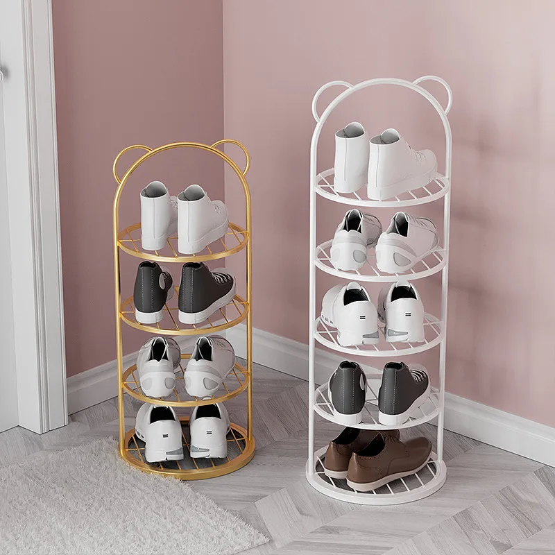Space Saving Shoe Rack Simple Multi layer Shoe Storage Organizer Small Narrow Shelf Sturdy Shoe