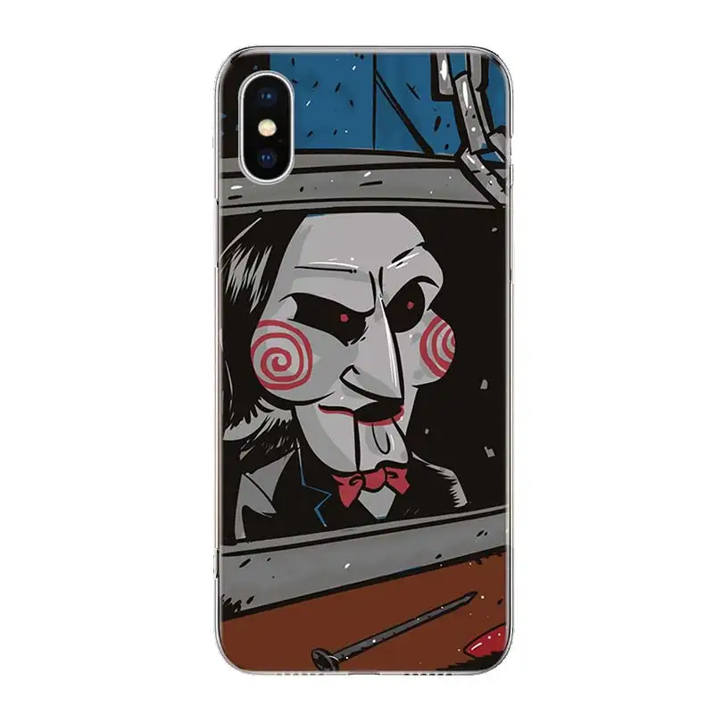 SAW The Jigsaw Killer Horror Film Phone Case Cover For iPhone 11 12 13 14 15 16 Pro Max Apple X XS XR 7 Plus 8 + Art Customized 