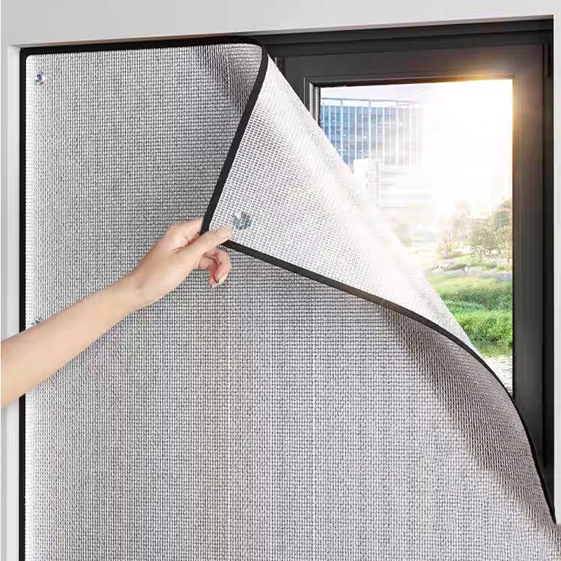 Household Window Sunshades Anti-UV Aluminum Foil Shading Screen Sunshine Room Shading Board Keep Warm Film Balcony Privacy Pad