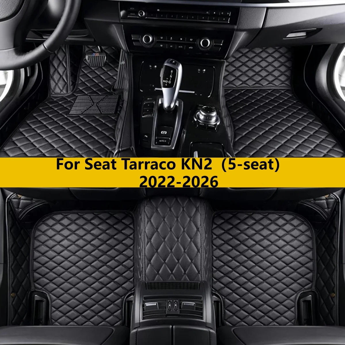 

Custom Car Floor Mat For Seat Tarraco KN2（5-seat）2022 2023 2024 2025 2026 Auto Foot Matts Rugs Vehicle Full Set Carpet Pads