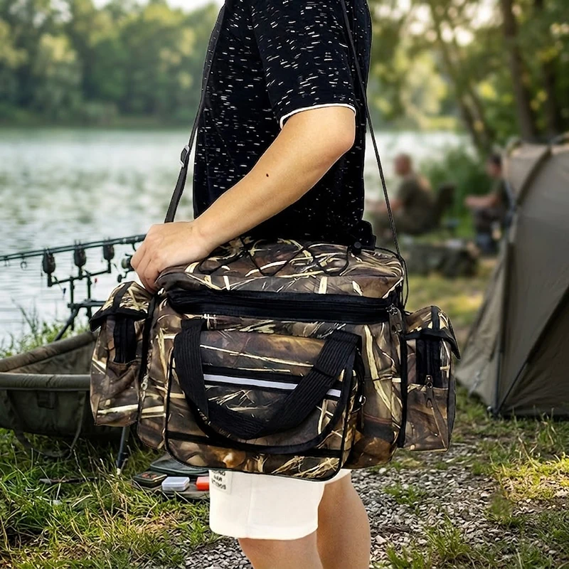 Multifunction Fishing Tackle Storage Bag Large Capacity Carp Fishing Backpack
