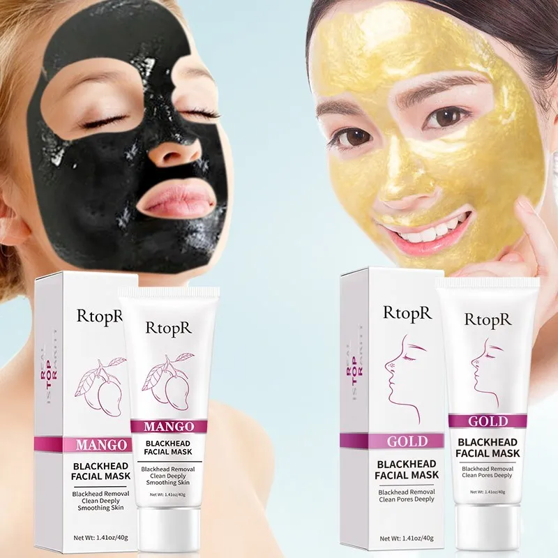 

Gold And Mango Blackhead Mud Nose Oilcontrol Deep Cleansing Shrink Pore Peeling Acne Treatment Mask Moisturizing Whitening Cream