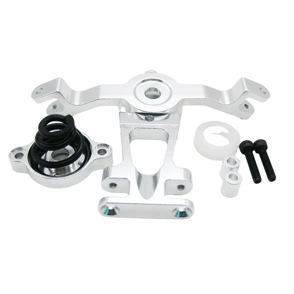 

RCGOFOLLOW 1x Aluminum Alloy High Precision Steering Servo Saver Complete For 1/8 Rc Steering Servo Saver Complete E-revo