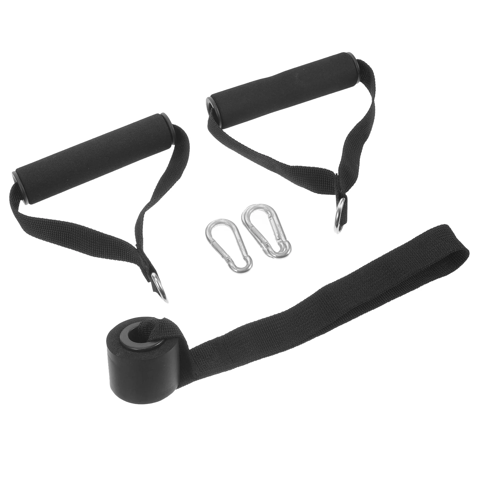 

Tension Rope Set Training Cable Handles Accessories Household Daily Workout Foam Metal Portable Resistance Band Exercising