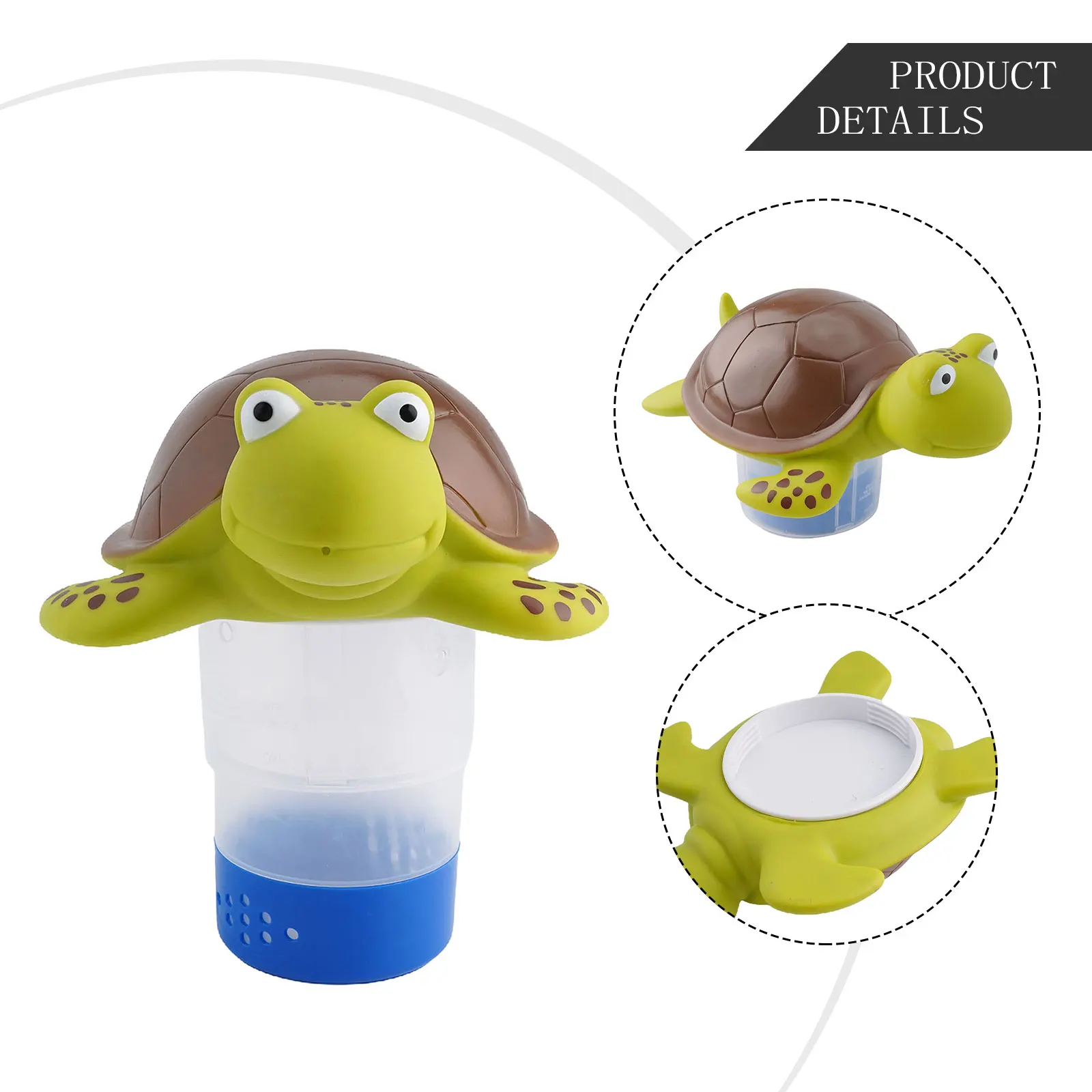 

Cartoon Turtle Pool Dispenser Tablets And Fitment And Fitment Convenient Efficient Distribution Quick Floating Design