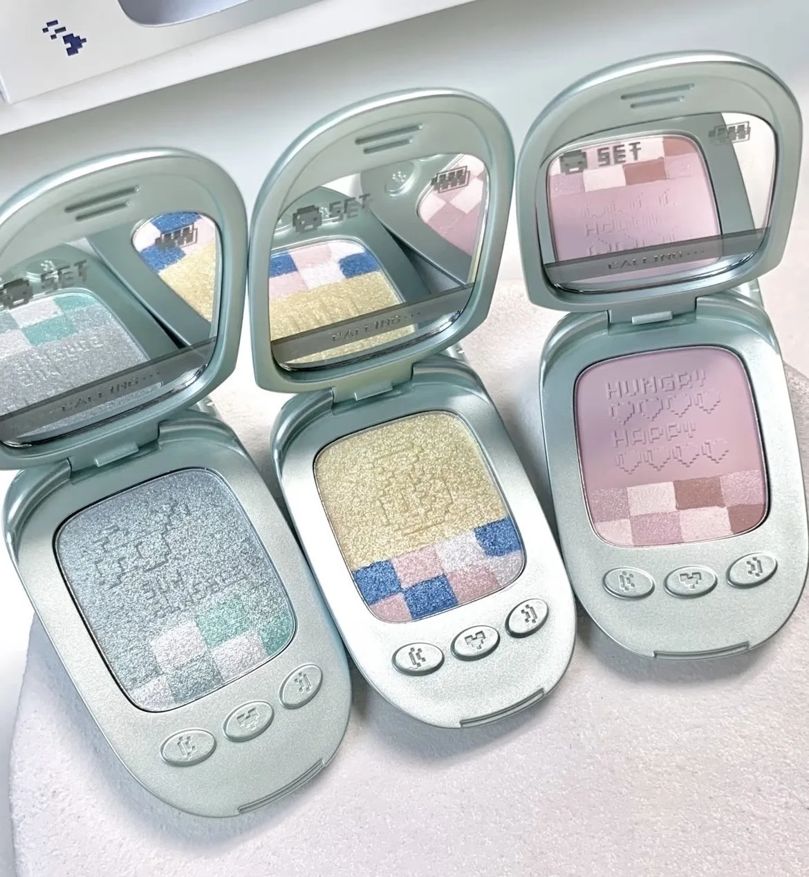 Little Ondine Limited Collaboration Eye Shadow Shining Silky Palette Pearlescent Eyeshadow Natural Makeup