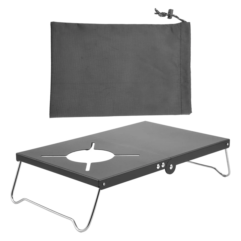 

Black Folding Multi-Purpose Heat Insulation Table Aluminum Alloy Soto St-310 Single Burner Table For 4 Types Of Burners