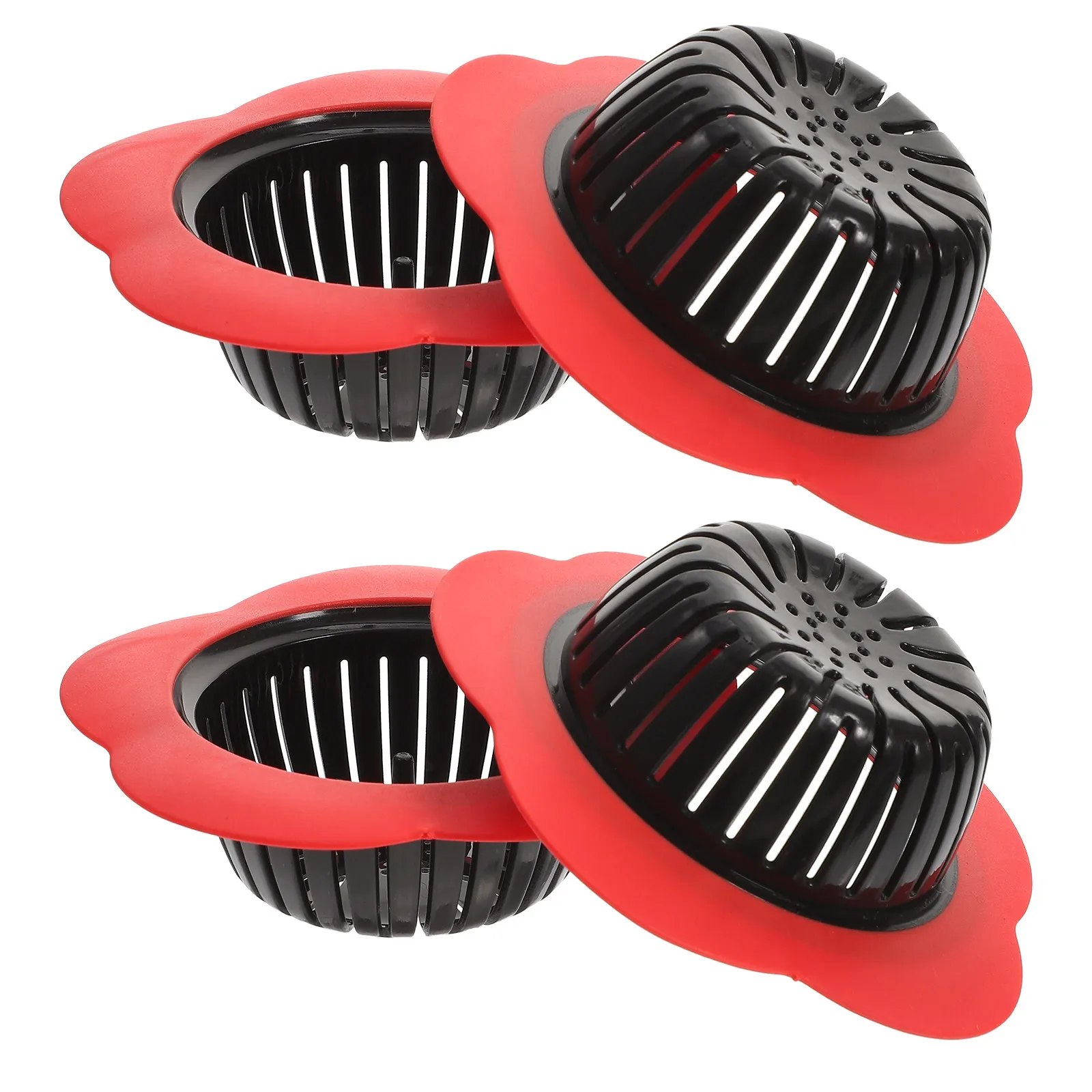 

4Pcs Kitchen Sink Drain Strainer Reliable Filter Hair Blocker for Home Kitchen Sink Drain Filter Strainer Large Wide Rim Design