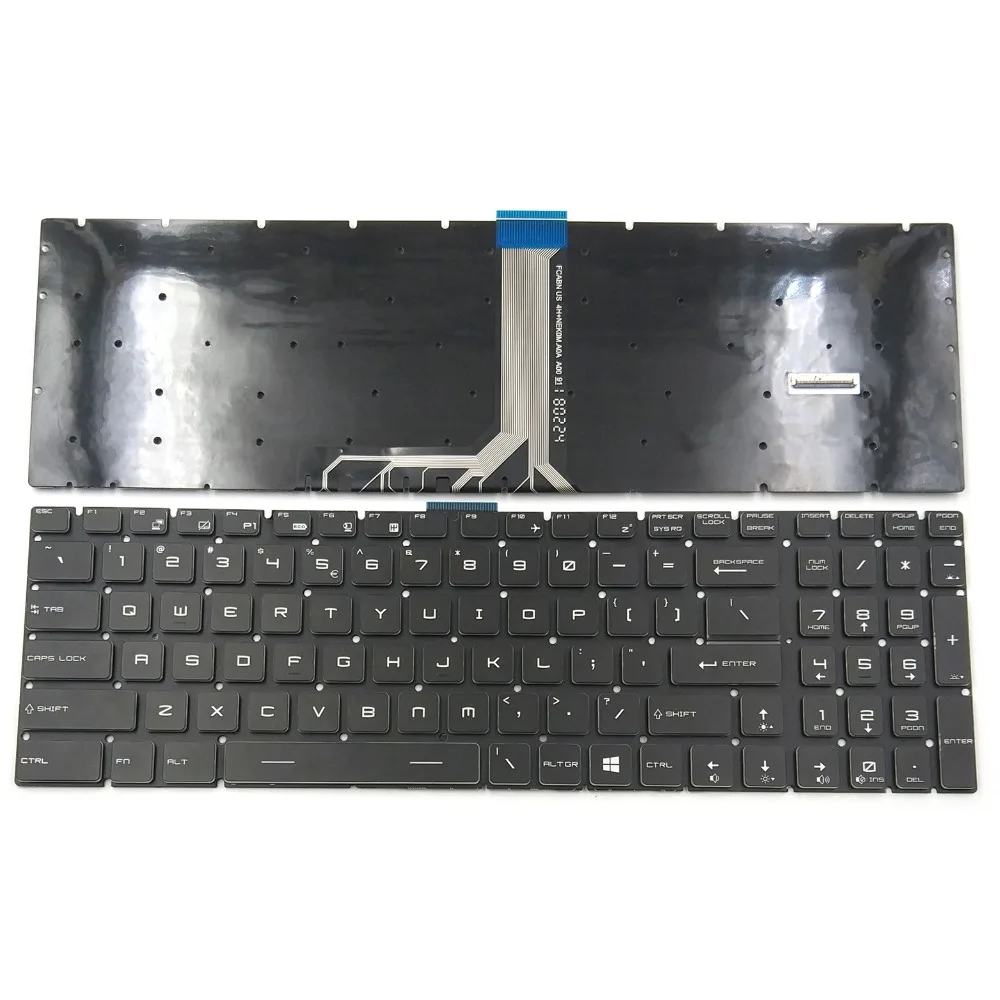 

Новая клавиатура для ноутбука MSI GE63 GE73 GS73 Raider RGB 8RE 8RF GS63 GS73 Stealth 8RD 8RE GT63, клавиатура с подсветкой RGB