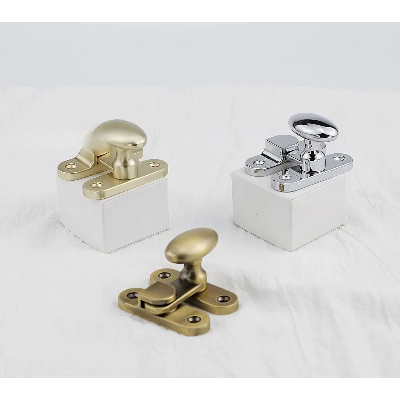 Zinc Alloy Surface Latch Handle Retro French Doors and Windows Safety Port American Cabinet Door Latch Lock Latch