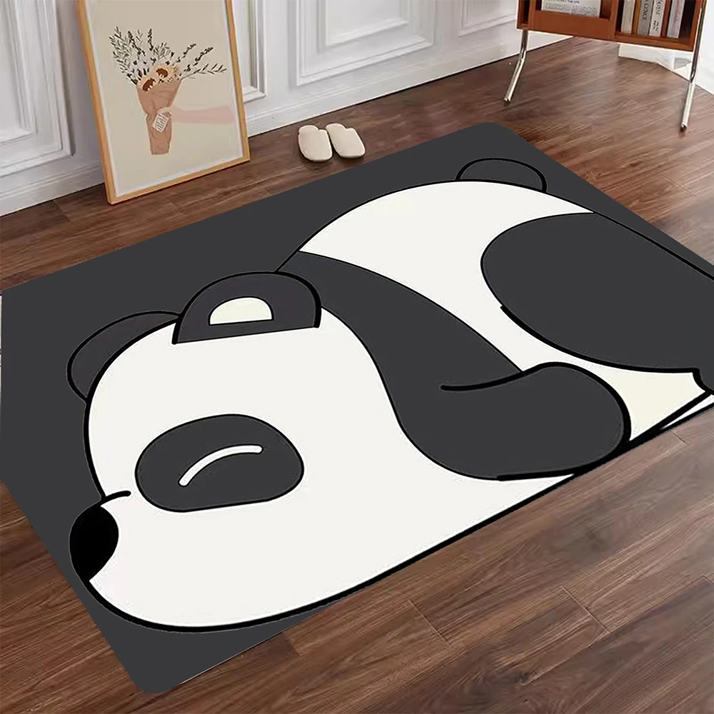 

Diatom Super Absorbent Bathroom Mat Cute Cartoon Living Room Mat Non-Slip Mud Pad Quick-Drying Bath Mat Washable Floor Mats