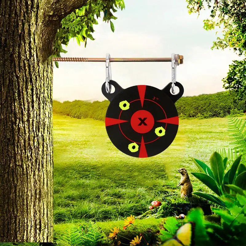 Alloy Shooter Targets Anti Hitting Inserted Tree Panda Head Thick Target Portable Panda Head Target Anti Hitting Target For Boys