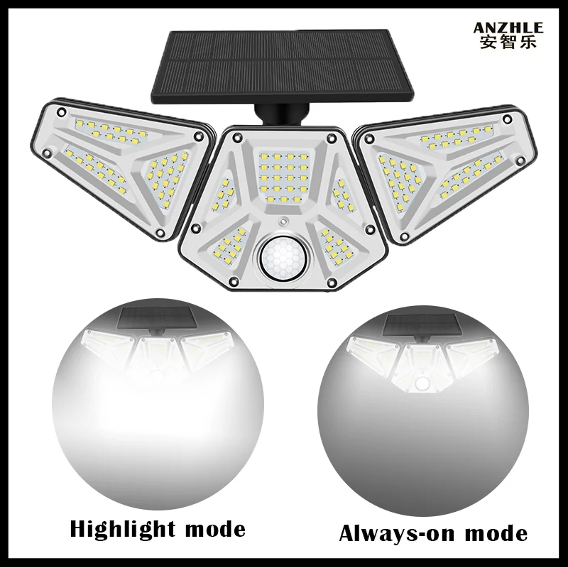 

113 Led Remote Controlled Solar Lamp a High Brightness Outdoor Waterproof Garden Lamp Is Suitable for Garages and Gardens