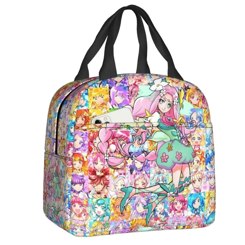 

Custom Pretty C-Cures Lunch Bag Women Thermal Cooler Insulated Lunch Boxes for Kids School Children