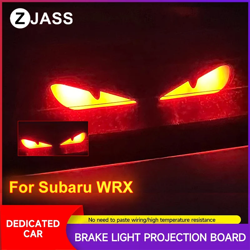 

Customizable Car Brake Tail Light Sticker Personality Demon Eyes For Subaru WRX Auto Warning Light Sticker ﻿