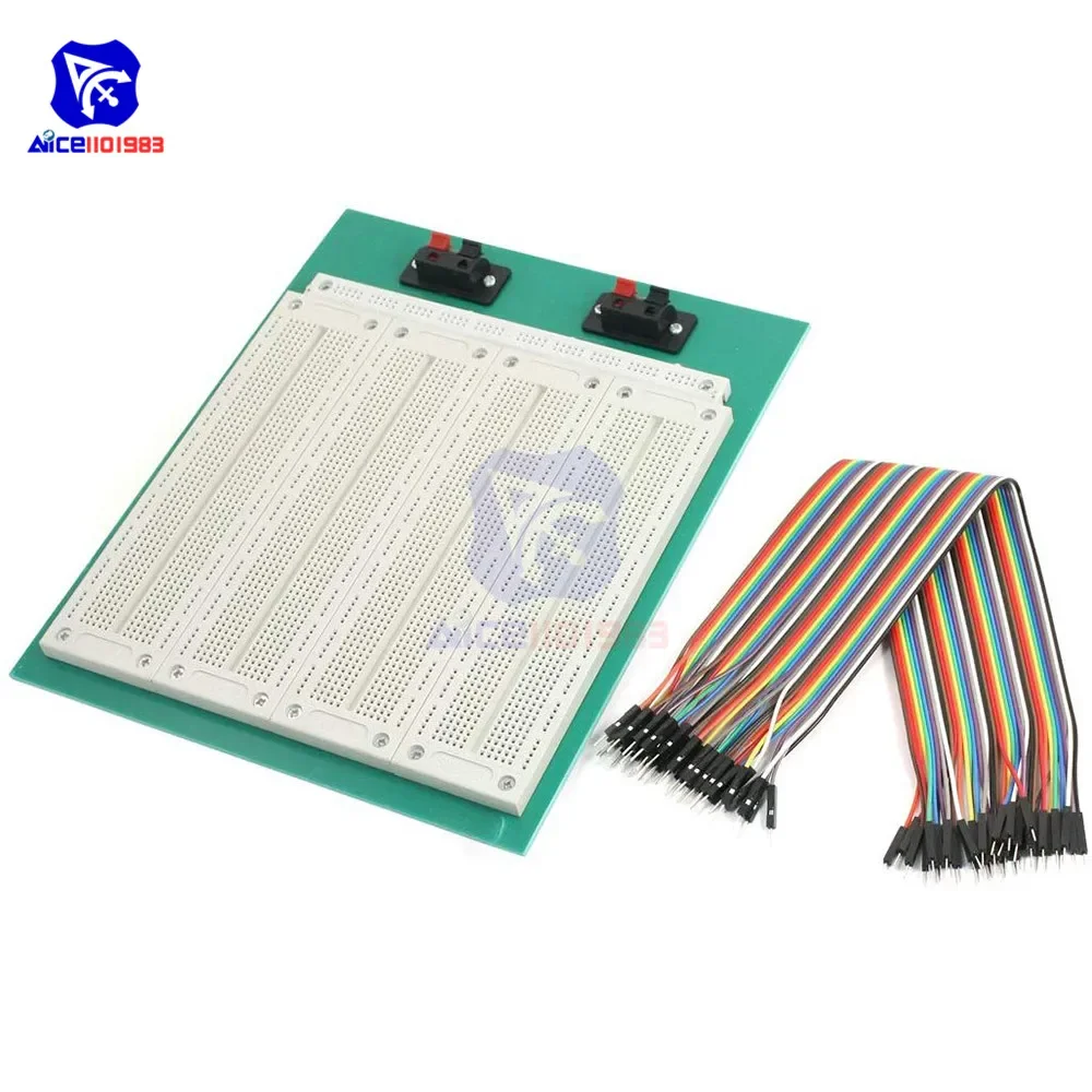 diymore SYB-500 Solderless PCB Testing Breadboard 40Pin M/M Jumper Wire MB102 Power Supply Module 65PCS Jumper Cable Kit