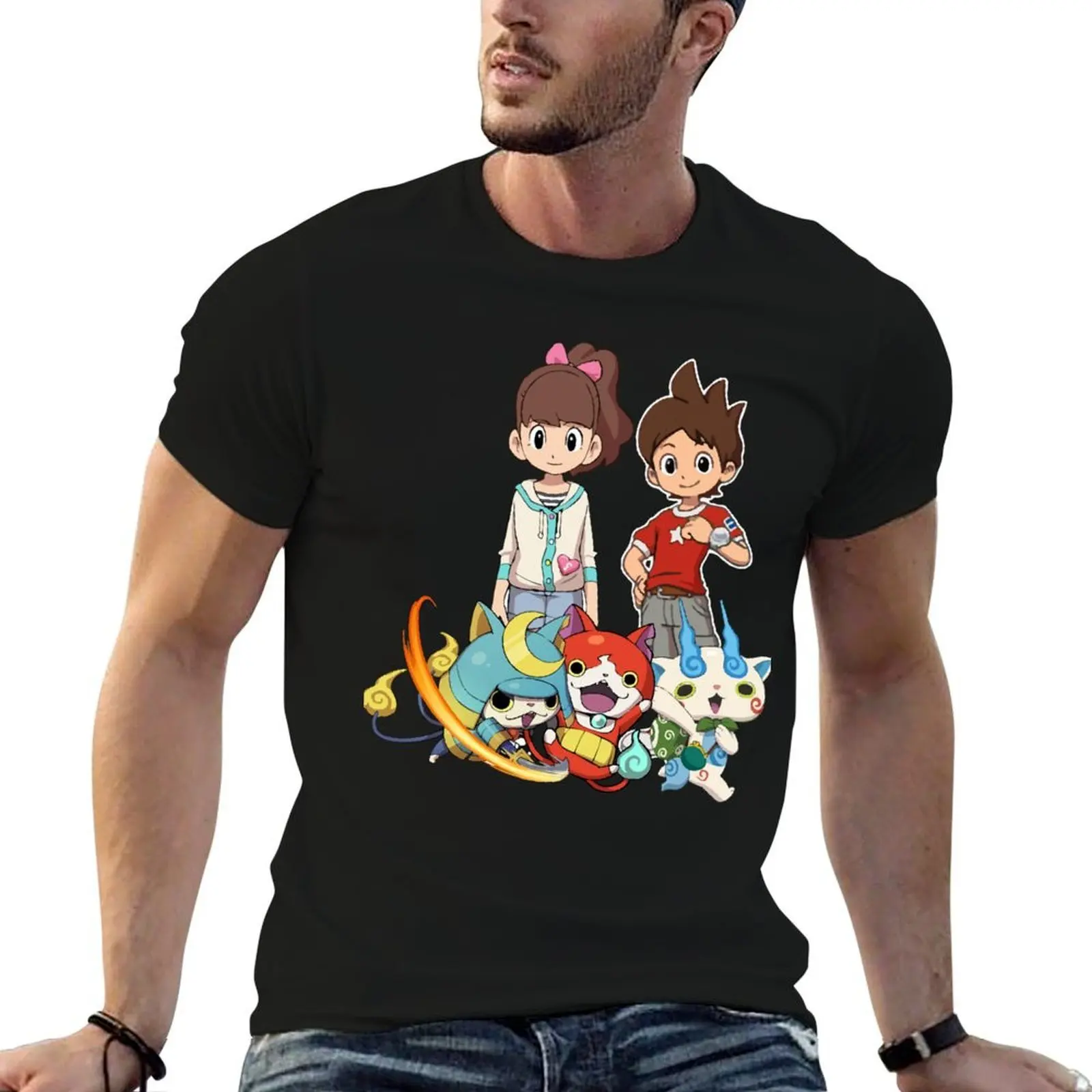 تي شيرت Good Love Bound Together Beauty Yokai Watch الشخصية الرئيسية هدية جرافيك تي شيرت أساسي تي شيرت