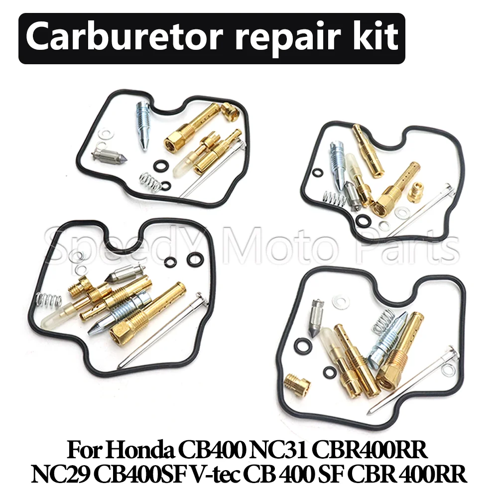 Motorcycle Carburetor Repair Kit Carb Float Parts For Honda CB400 NC31 CBR400RR NC29 CB400SF V-tec CB 400 SF CBR 400RR